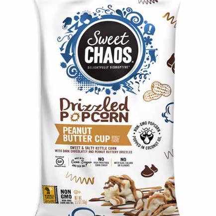 Mr. YuYu's Chililicious Candy - Wholesale Popcorn - Sweet Chaos Peanut Butter Cup Popcorn 8 Count0