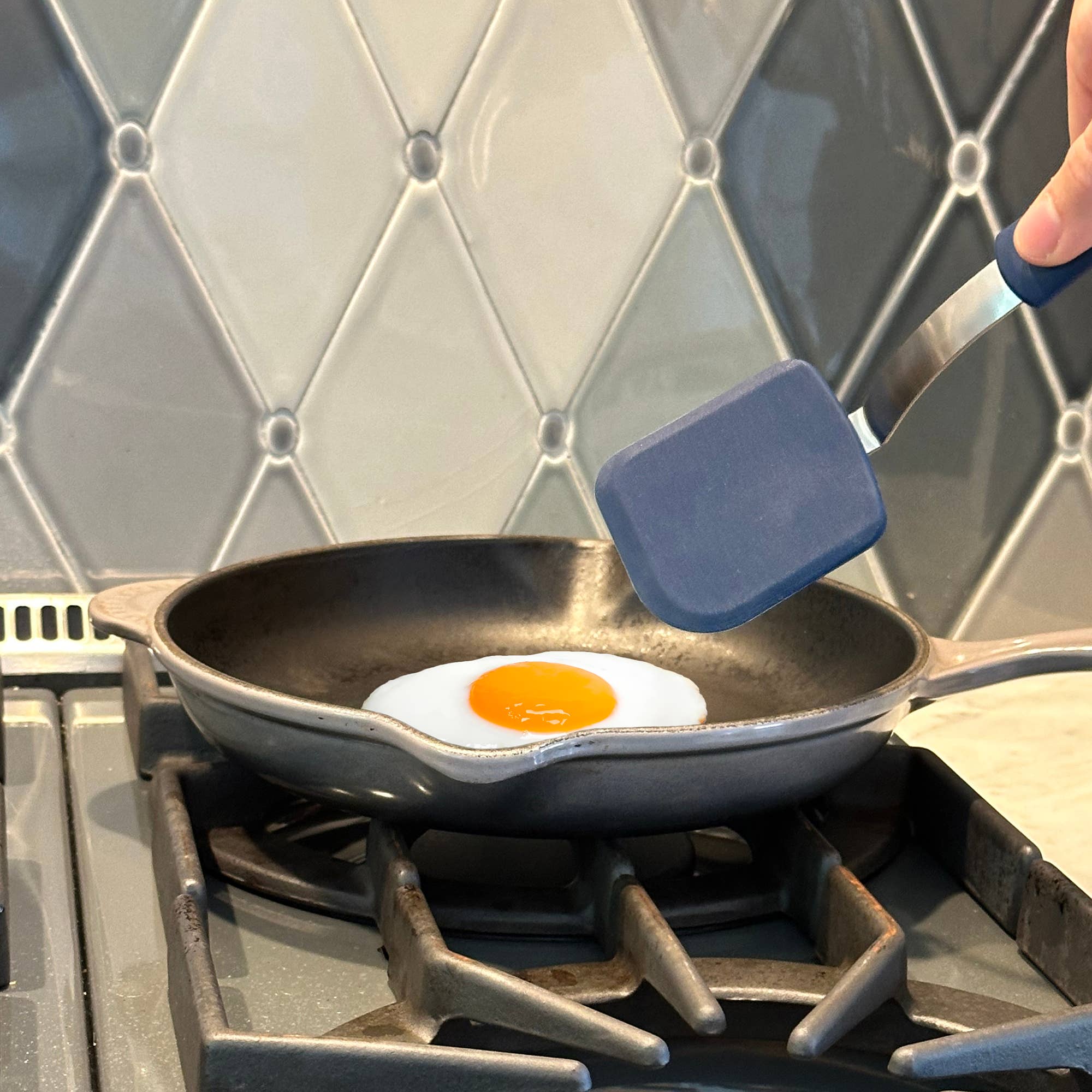 Fox Run Brands - Wholesale Spatula/Turner - Fox Run Navy Silicone Kitchen Spatula, 9.75” x 2.5” x 0.75"5