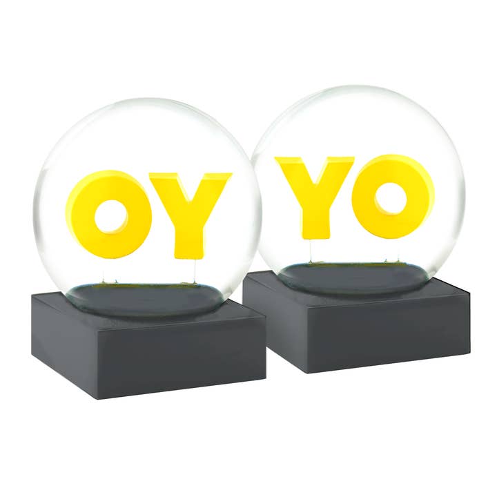 CoolSnowGlobes - Vente Boule à neige - Boule à neige OY YO - Série d'artistes - Deborah Kass