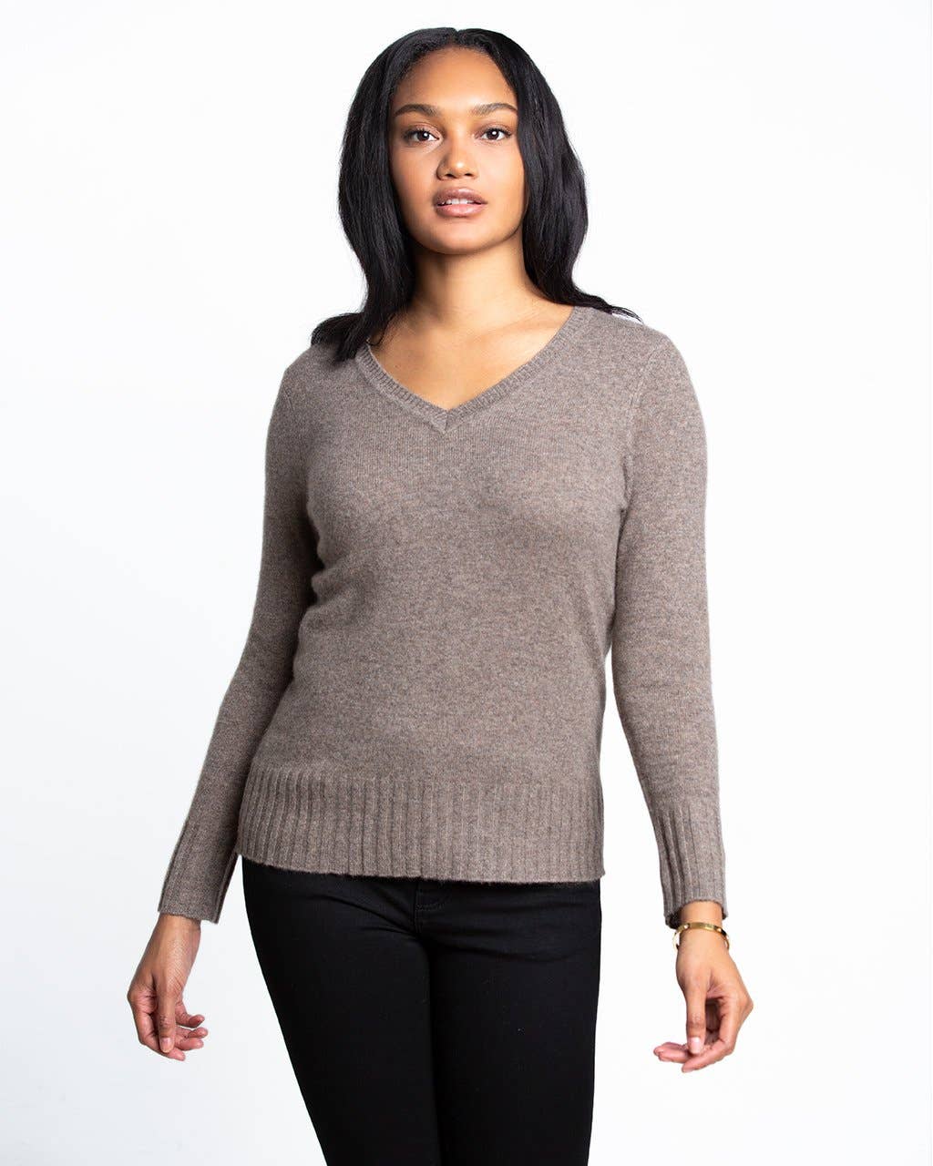 QUINN – Engroshandel Pullover - Dame – KIM CASHMERE V HALS15