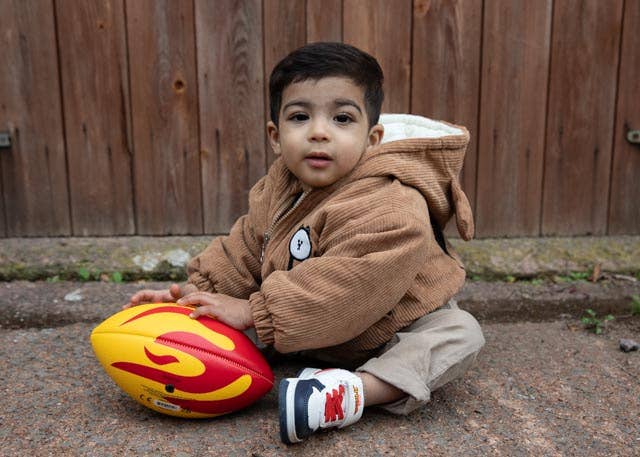 Hippychick – wholesale Classic toy – Kids – Crocodile Creek Soft Football / Rugby Ball  Red Flame 2