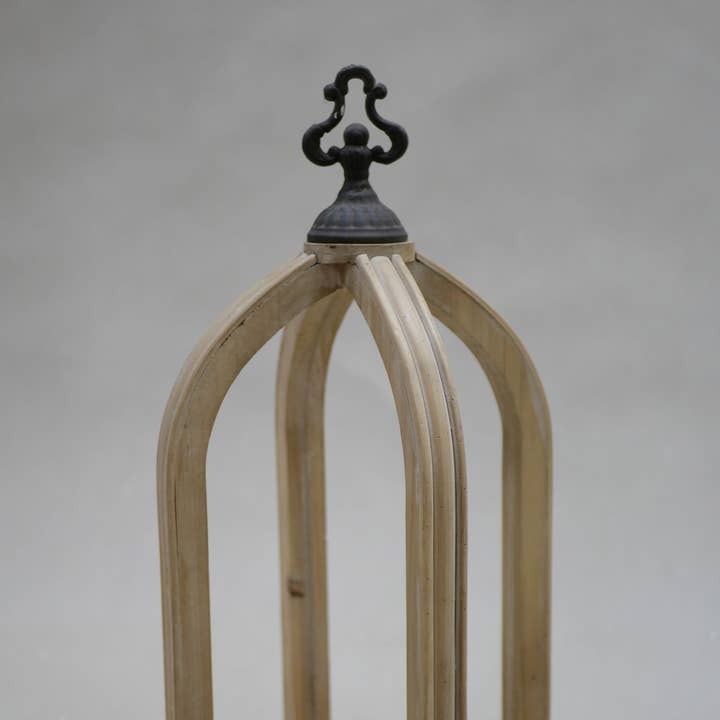 The Light Garden Collection - Wholesale Lantern - Wooden Open Lantern 8x20.5" Sm0