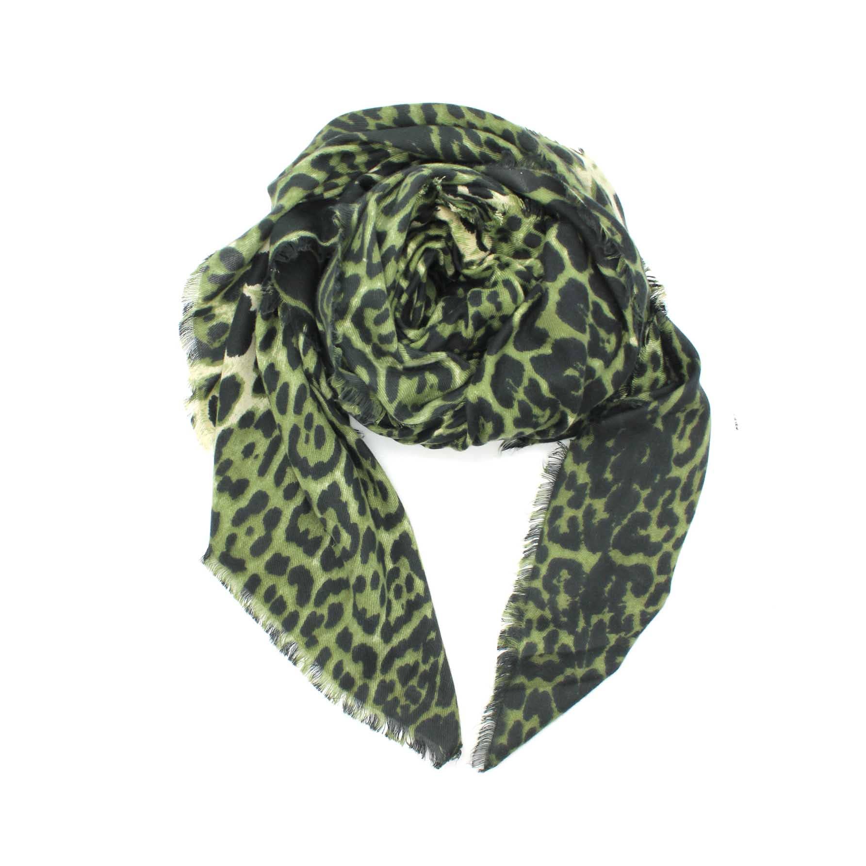 Vimoda - Vendita all'ingrosso Bandana/foulard per capelli - Donna - Foulard quadrato con fantasia pantera0