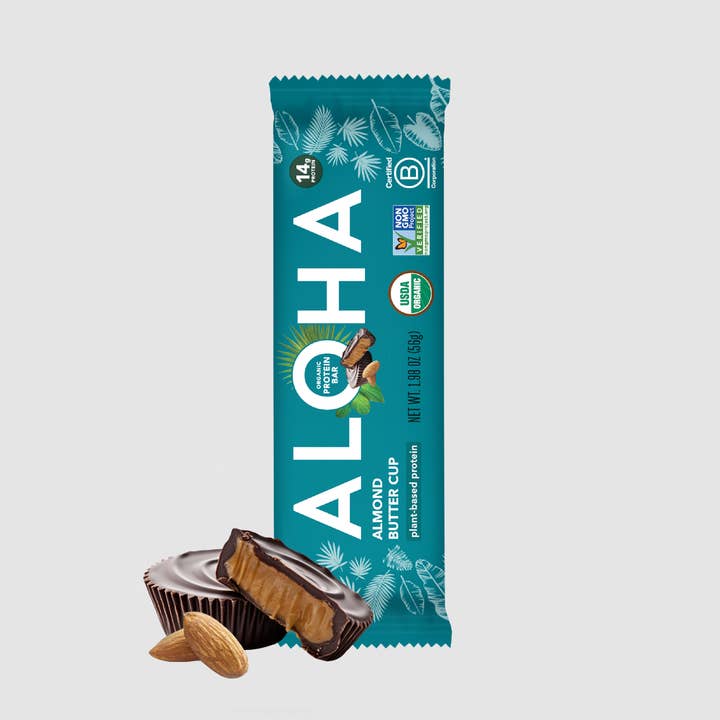 Almond Butter Cup Protein Bar for wholesale by Aloha