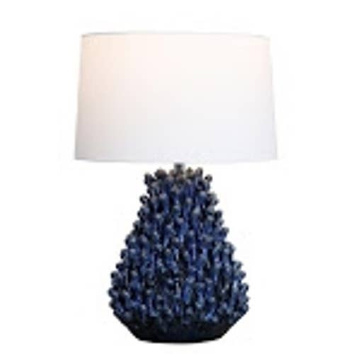 Blå Anemone Bordlampe L499B for engroshandel hos Continental Home