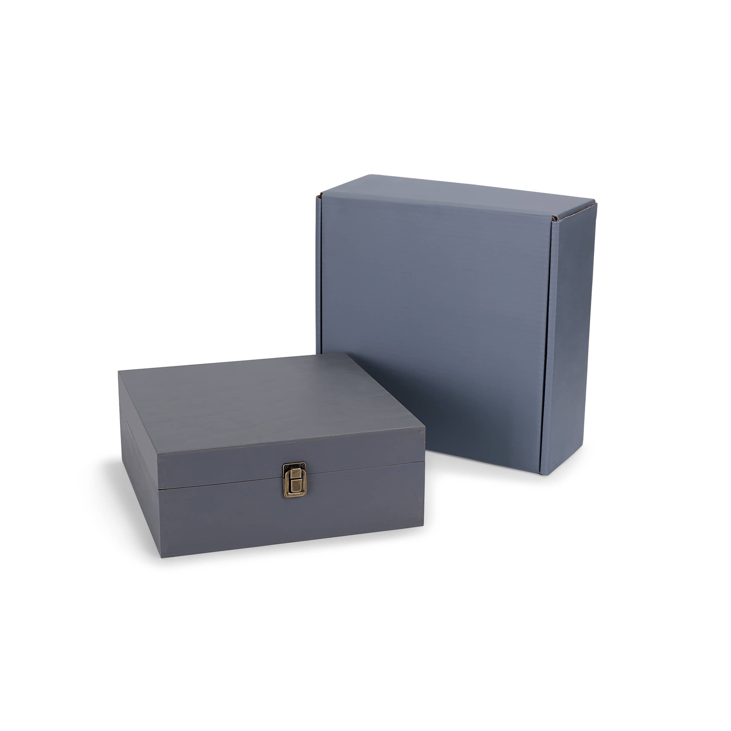 MakerFlo – wholesale Decorative box – Makerflo Medium Wood Memory Box, Ideal for - Laser Engraving10