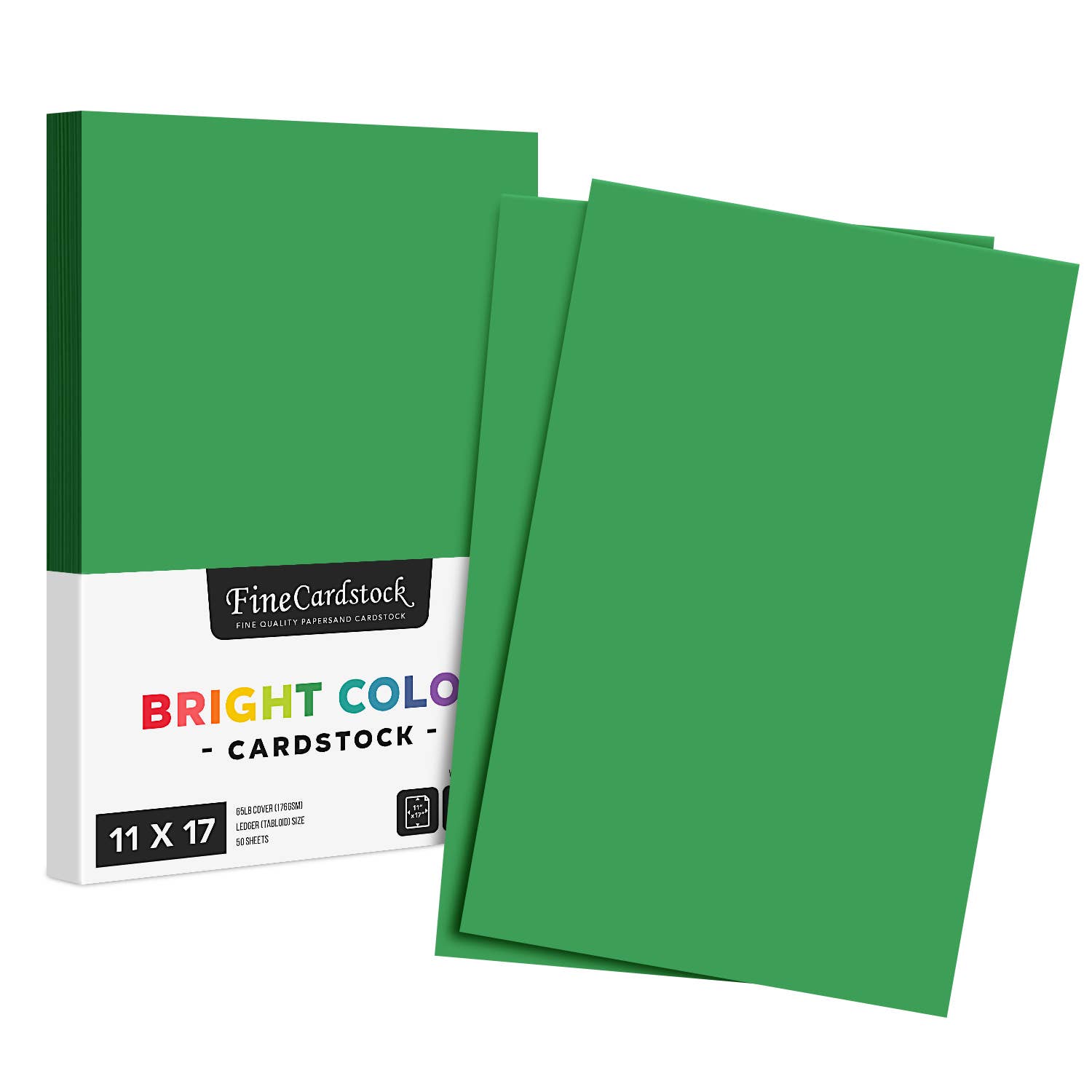 Fine Cardstock – wholesale Hantverkstillbehör – Ljus färg Cardstock papper - 65 lb täcka (176 GSM) - 50 Antal59