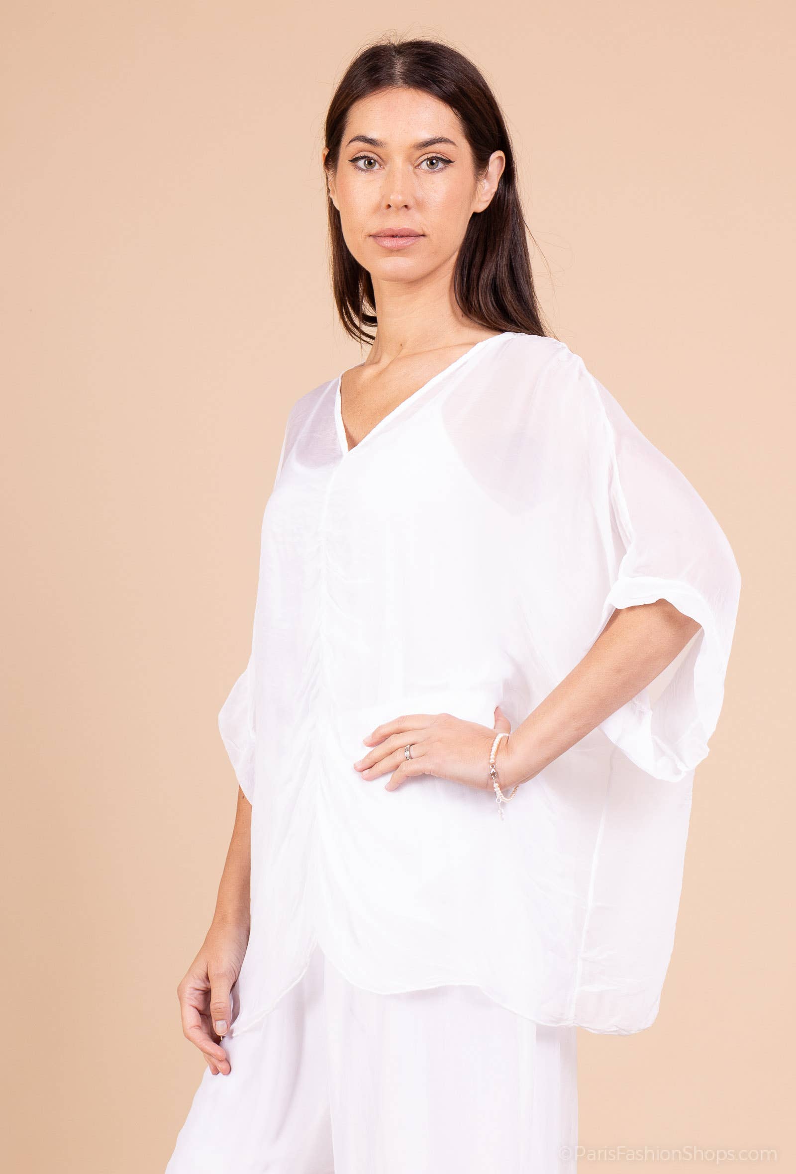 Shyloh - Wholesale Tunic - Women's - Silk Top 504907
