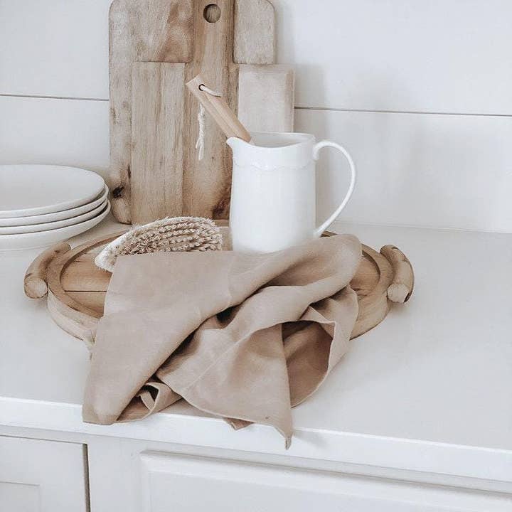 Linen Kitchen Towel | Neutral Kitchen Decor for wholesale by DWELL Home Shoppe
