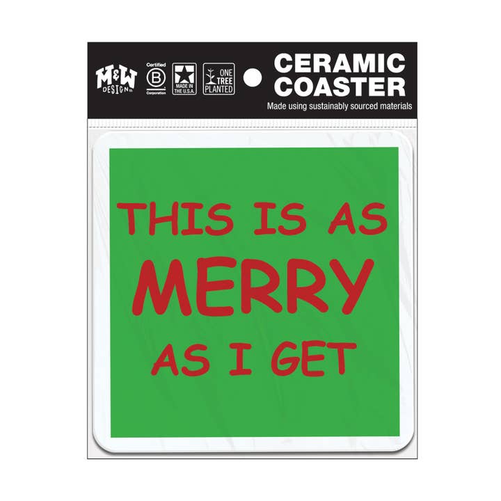 Dette er så munter, som jeg bliver - Keramisk Bordskåner for engroshandel hos WitWords by M&W Design Co.