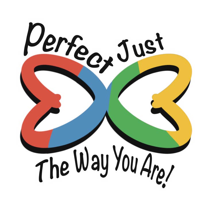 Autocollant Infini de Sensibilisation à l'Autisme Holographique pour la vente par Misty Anthony Designs