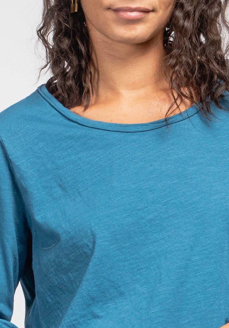 LINEN & COTTON HOUSE - Wholesale T-shirt (Zonder tekening) - Dames - 8008 basic katoenen T-shirt22