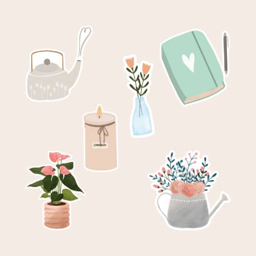 Spring Sticker Pack for engroshandel hos My LuElla