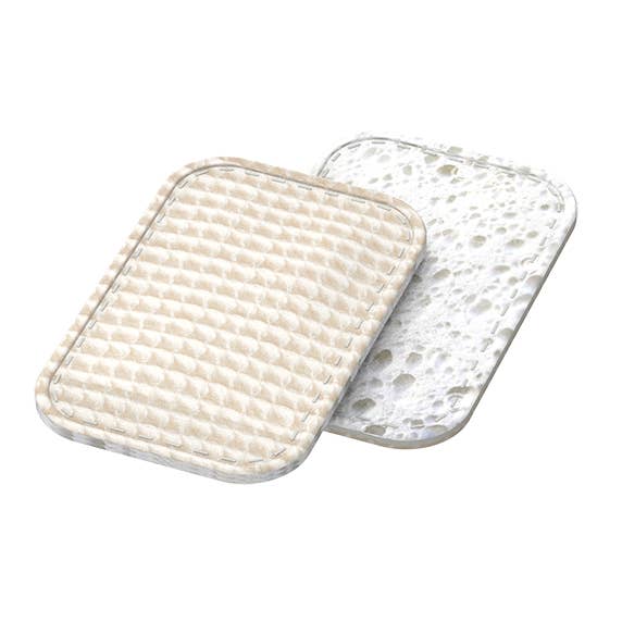 Set of 2 mesh cleaning sponges for wholesale by NUTS Innovations