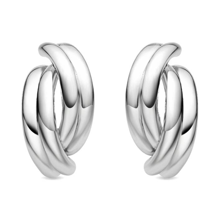 Pendientes Luxenter Anal acabado plata para venta al por mayor de Luxenter