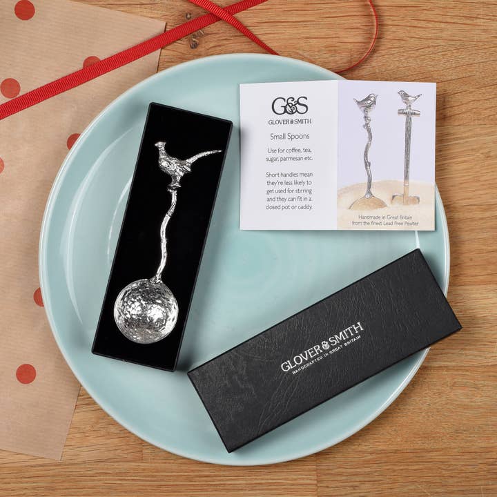 Glover & Smith - Wholesale Table Spoon (Cutlery) - Pheasant Pewter Small Sugar Spoon1