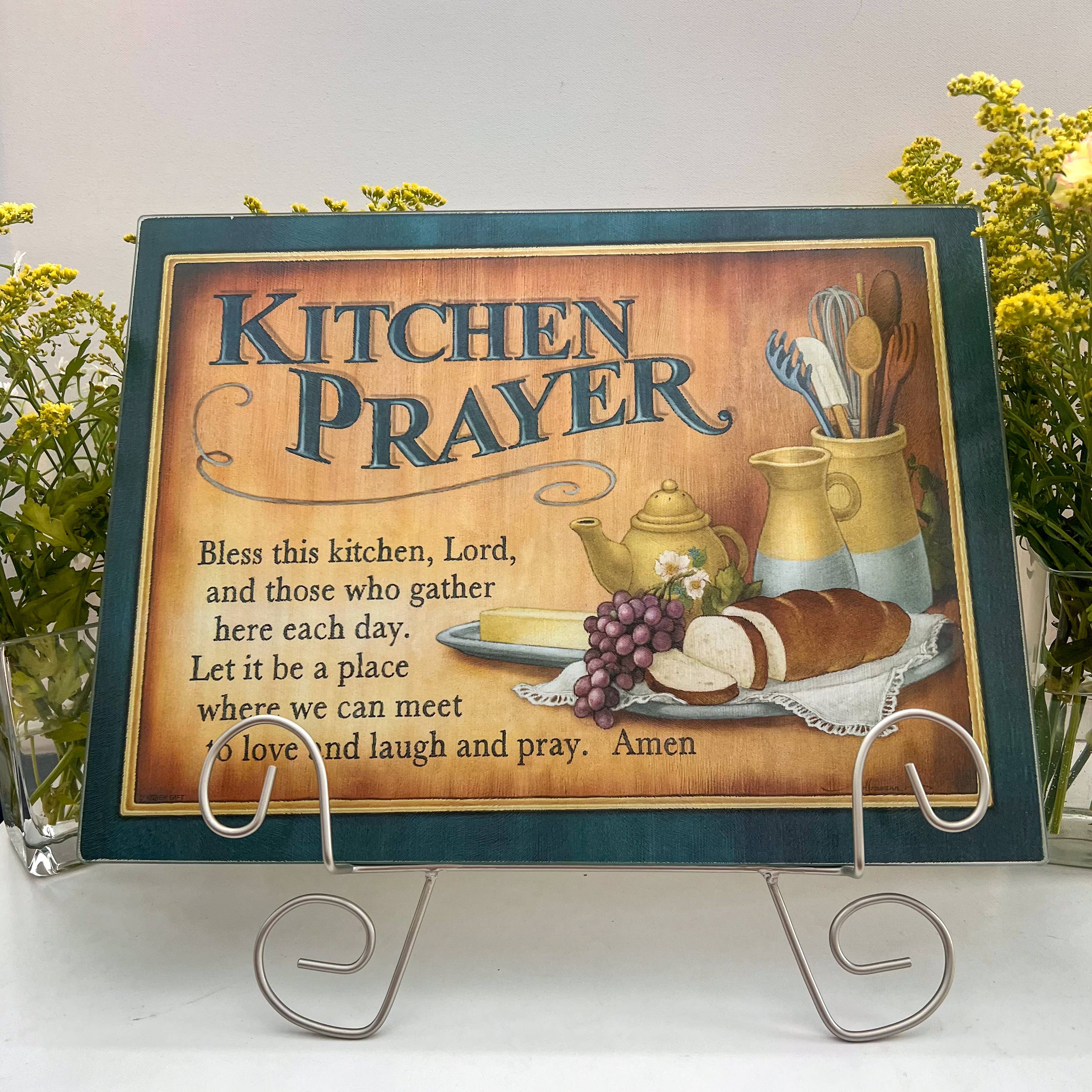 Abbey + CA Gift - Wholesale Cutting Board - Kitchen Prayer Cutting Board1