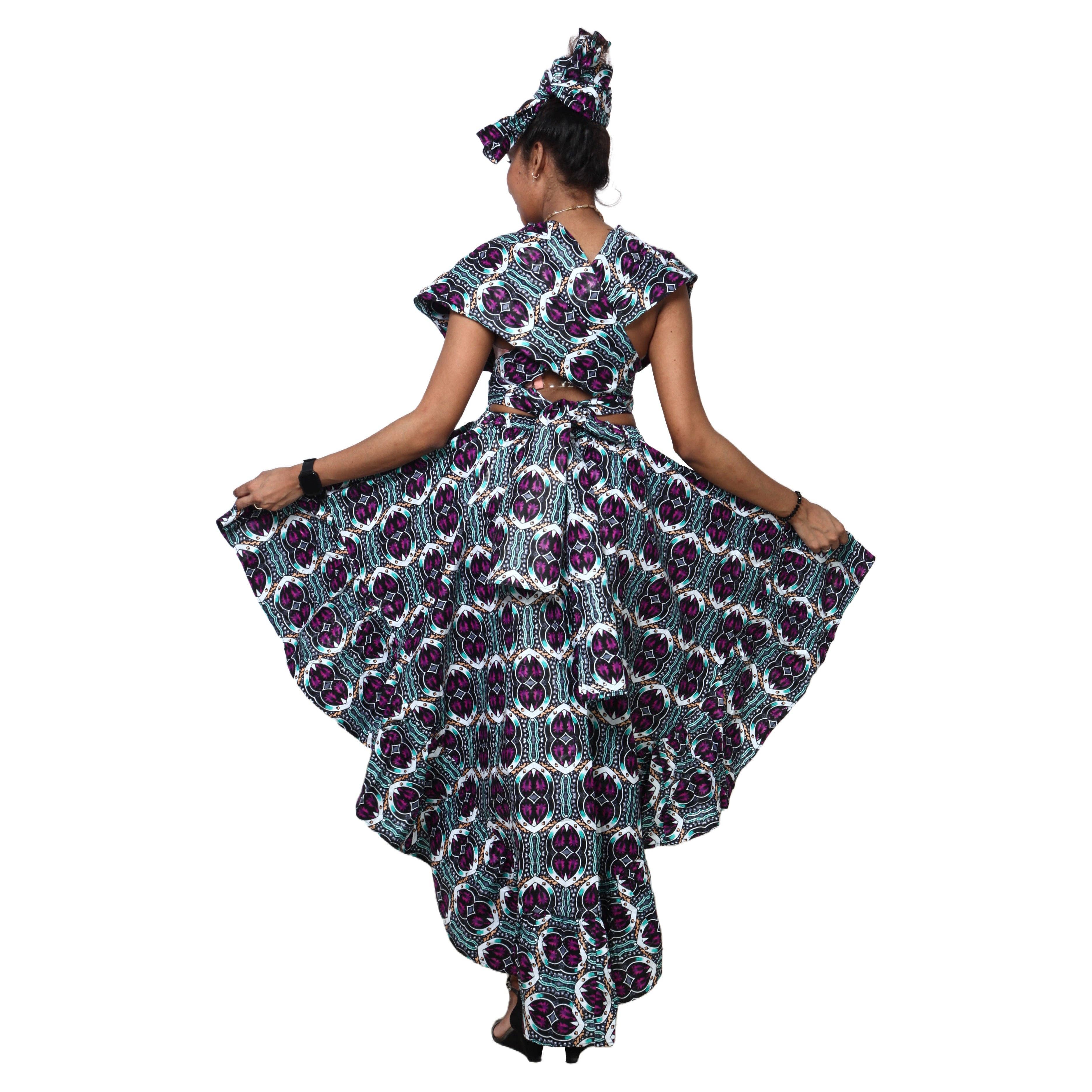 African Stars - Wholesale Dress - Women's - Women's Skirt/Dress Multi Wear Style -- FI-313614