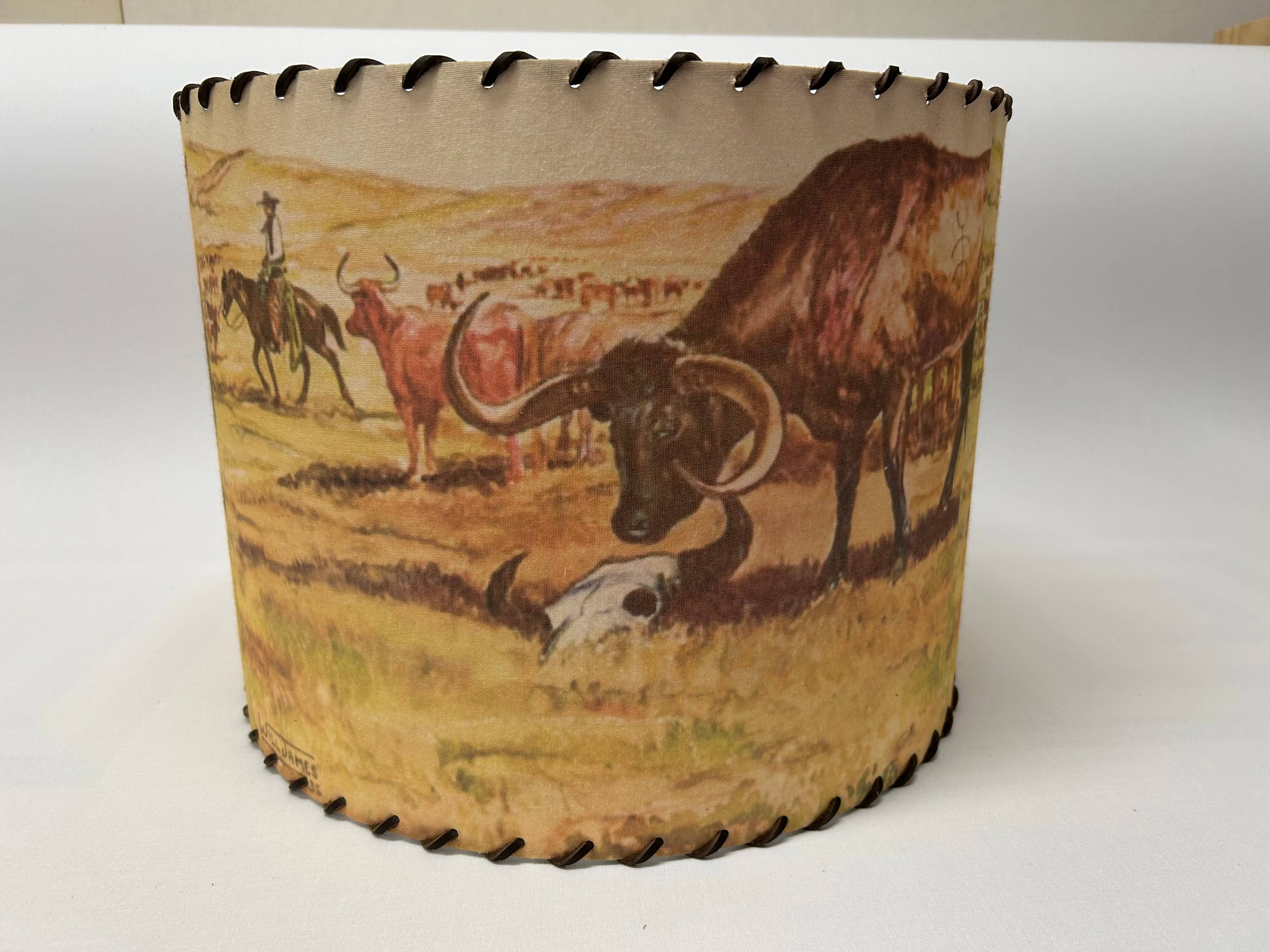 Red Dirt Ranch Clothing Company - Wholesale Lamp Shade - Lampshade Vintage Cattle Ranch1