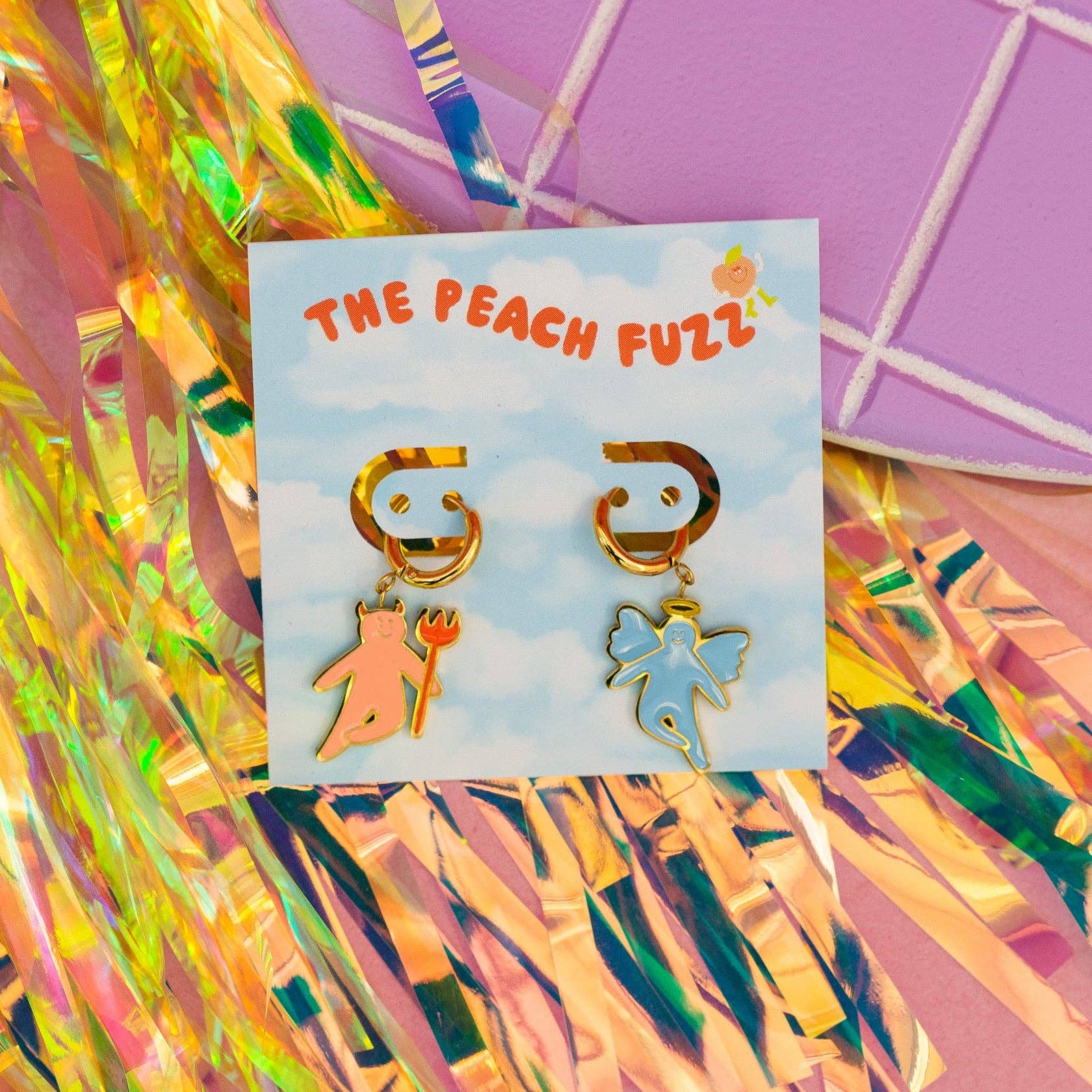 The Peach Fuzz – wholesale Huggie earrings – Sugar and Spice Huggies0