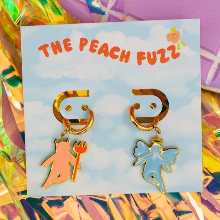 The Peach Fuzz – wholesale Huggie earrings – Sugar and Spice Huggies0