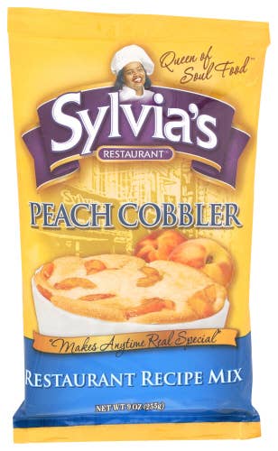 KeHE Distributors, LLC - Vente Mélanges pour gâteau - Mélange pour Recette de Cobbler aux Pêches du Restaurant Sylvia, 255 g0