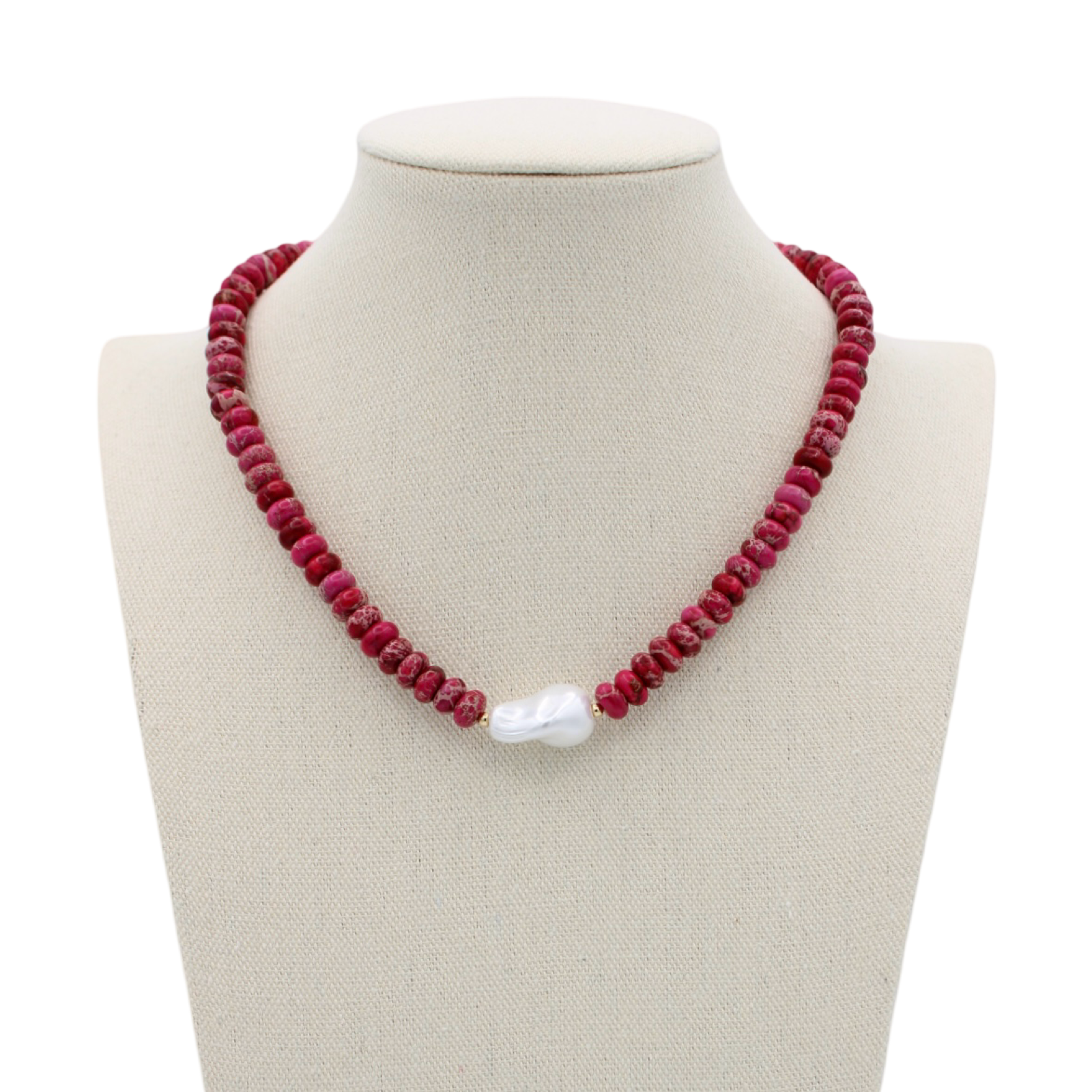 Traci's Beads - Wholesale Beaded/Pearl Necklace - Resort Necklaces - 5 Colors0