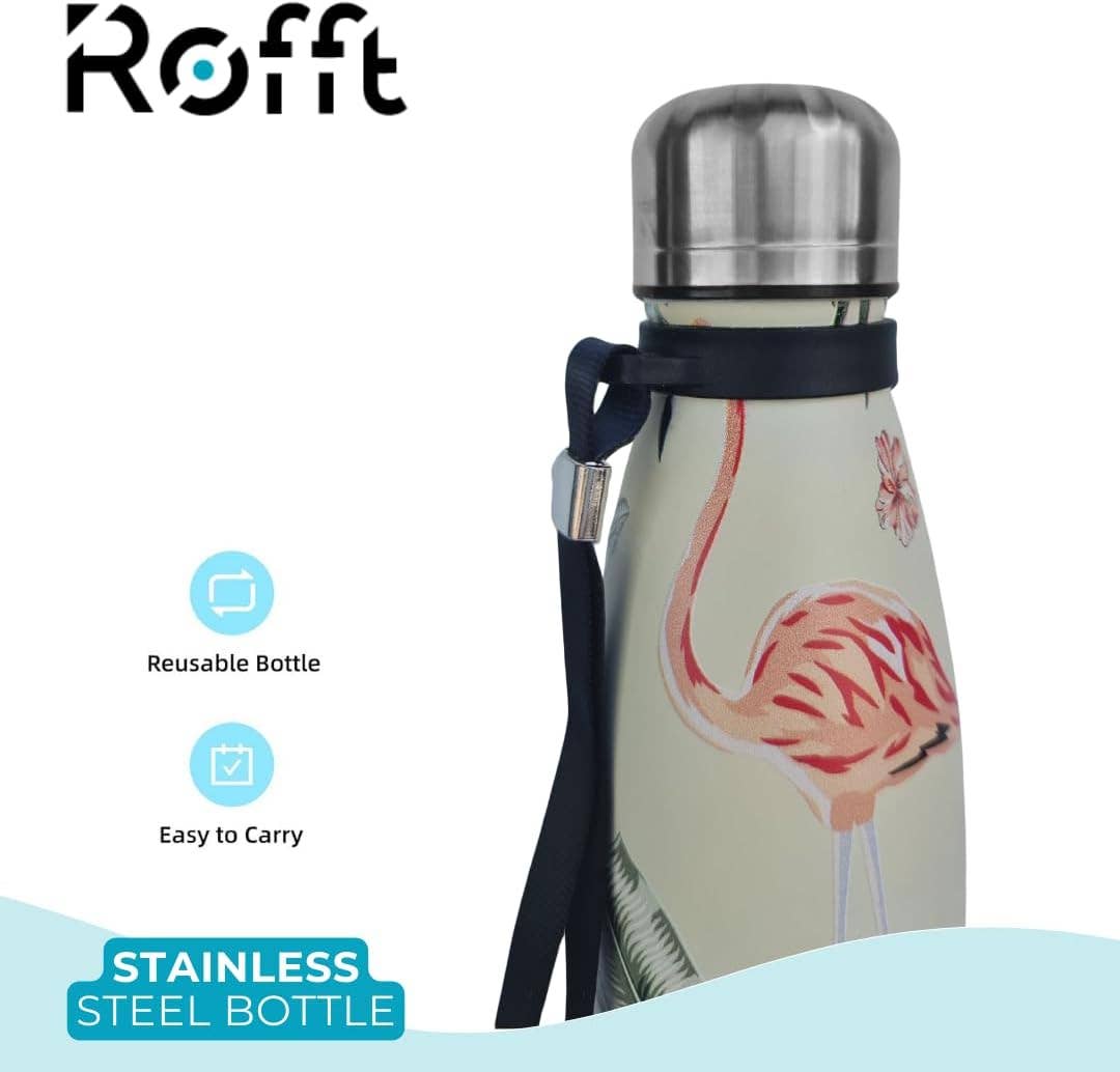 ROFFT USA LLC - Wholesale Water Bottle - 20 oz Insulated Water Bottle - Leak Proof, Stainless Steel, Thermo Bottle for Hot and Cold Drinks, Double Wall Insulation, Portable Water Flask for Travel, Outdoor28