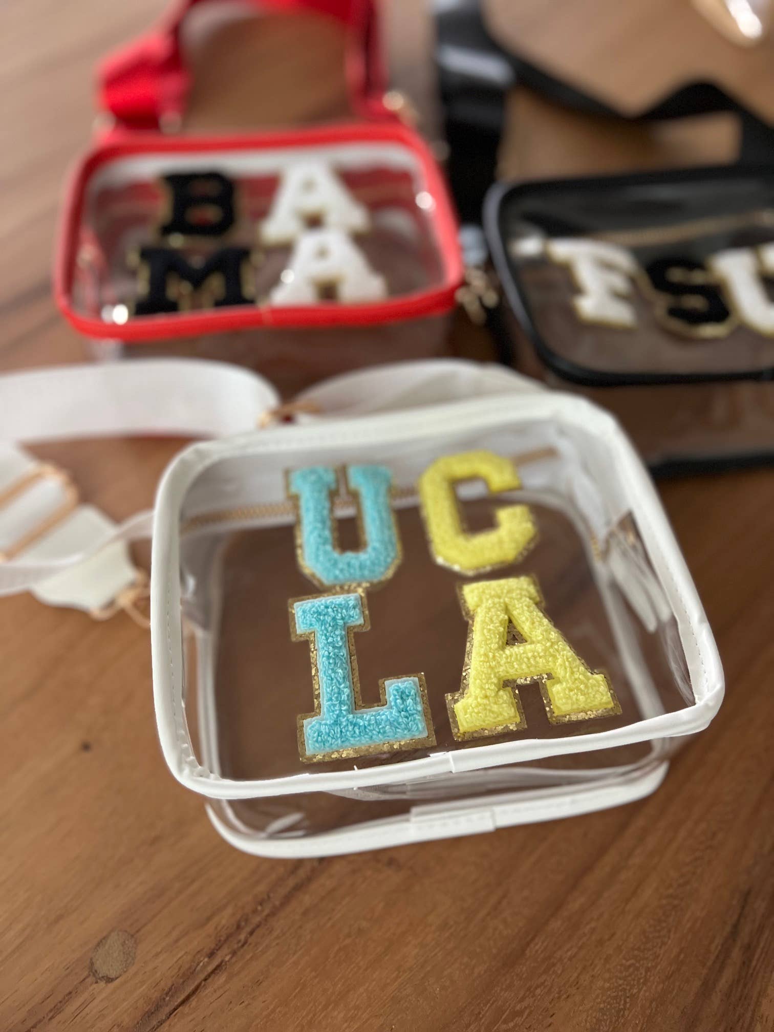 Palmy Pineapple - Wholesale Crossbody Bag - Women's - Clear Game Day Stadium Approved Shoulder Bag With Strap14