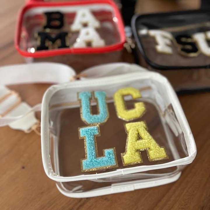 Palmy Pineapple - Wholesale Crossbody Bag - Women's - Clear Game Day Stadium Approved Shoulder Bag With Strap14