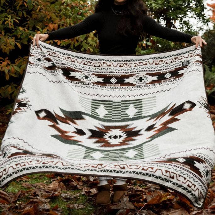 Wylde Brigade - Wholesale Throw Blanket - Quilotoa Aztec Reversible Blanket8