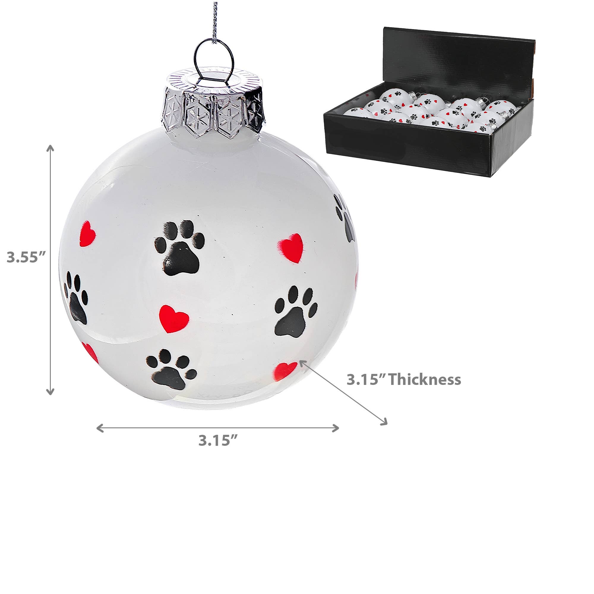 Multi Décoration Paw Prints 12/Disp en vente sur Faire2