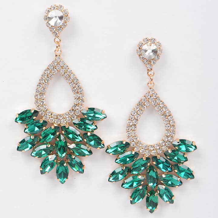 3AM BY H&D ACCESSORIES - Wholesale Dangle Earrings - Rhinestone Dangle Earring5