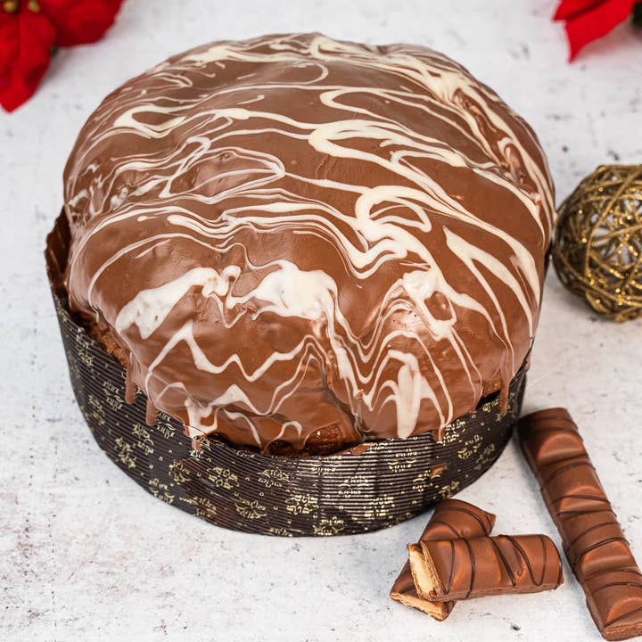 Sicilyaddict - Wholesale Cake - Homemade chocolate and hazelnut panettone CiokoBueno3
