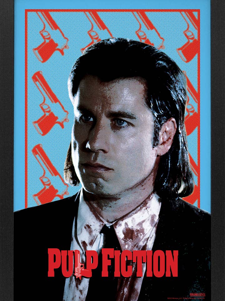 Pulp Fiction - Pop Vincent - 11x17 Framed Art Print for wholesale by Pyramid America