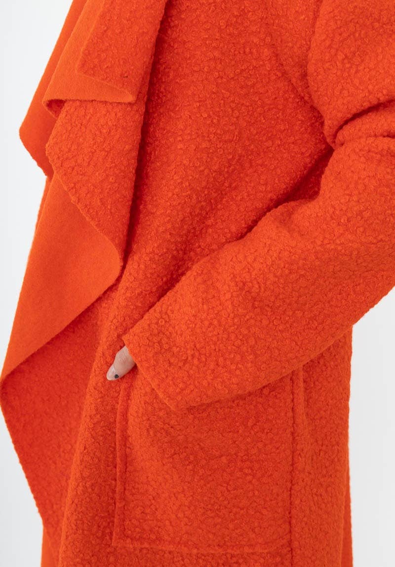 LINEN & COTTON HOUSE - Vente Manteau – femme - VESTE BOUCLETTE MATIERE RESPONSABLE + SIZE  35122 56