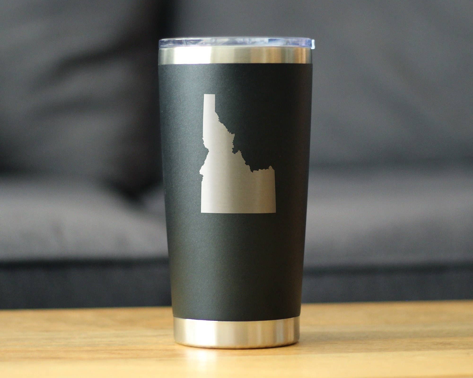 bevvee - Wholesale Insulated Mug/Tumbler - Idaho Outline Insulated Travel Tumbler - Idahoans Gifts0