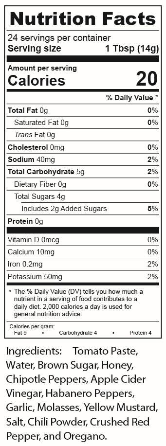 TorchBearer Sauces – wholesale BBQ-sås – Chipotle BBQ | 12oz Flaska | Kryddig och Rökig BBQ | Styrka 3/102