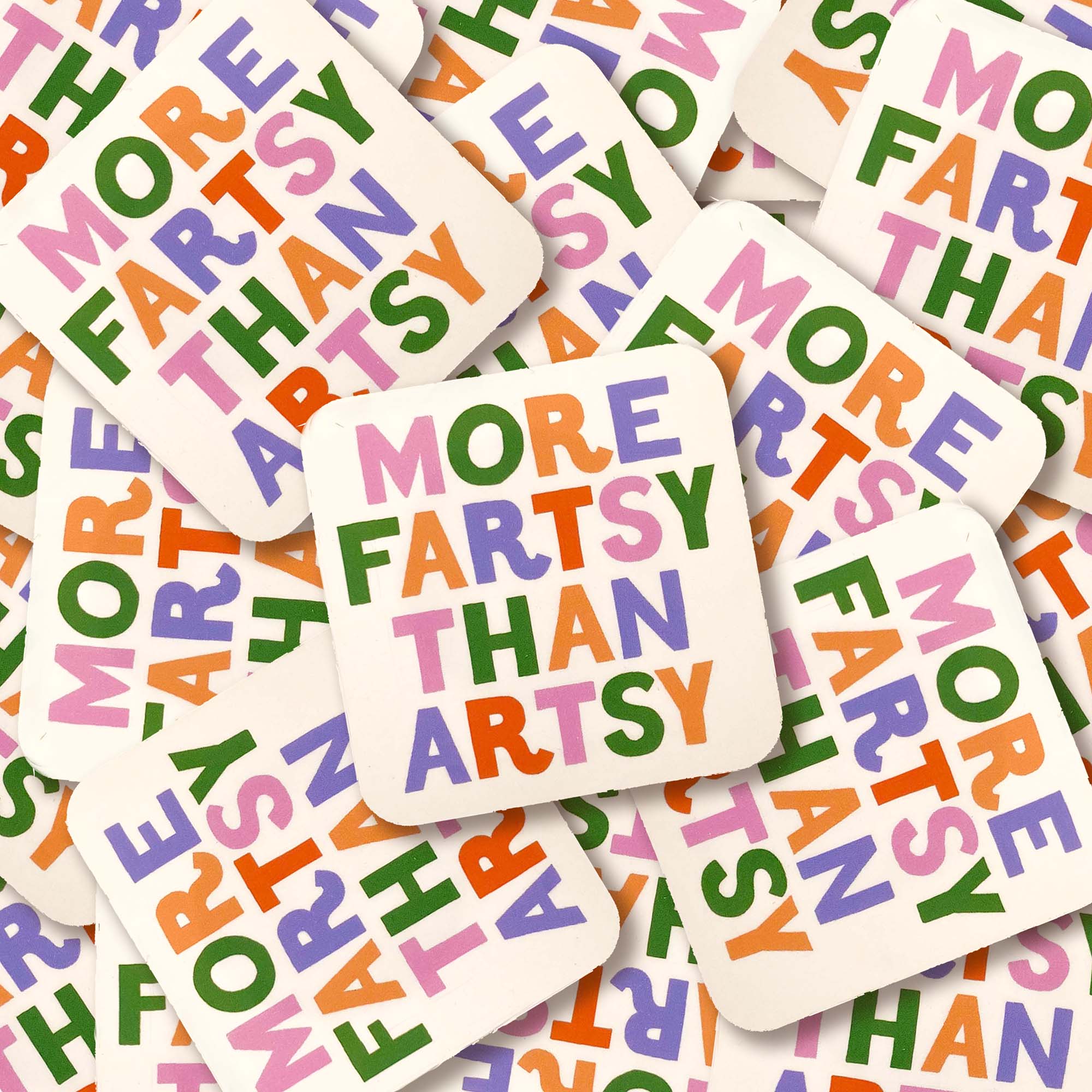 Lindsey Day Studio - Vendita all'ingrosso Adesivo - Adesivo più Fartsy che Artsy, Adesivo Divertente Adesivo Stravagante6