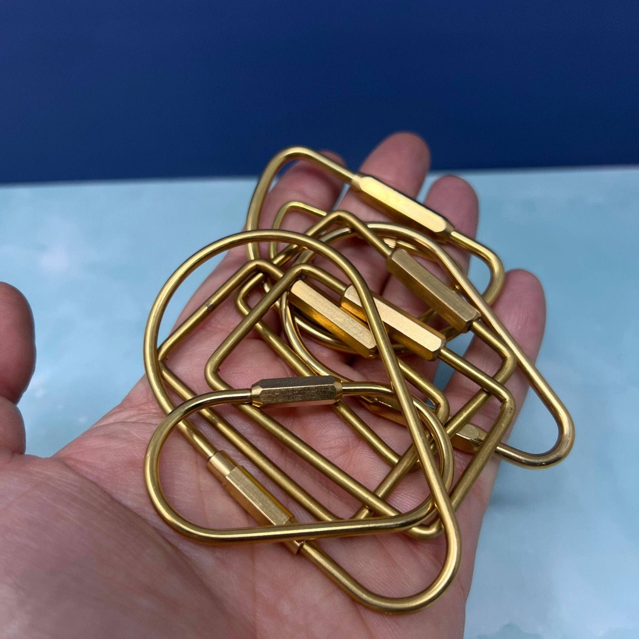 Rainbow Unicorn Birthday Surprise - Wholesale Keychain - Unisex - Carabiners - Brass  - Assorted Shapes12