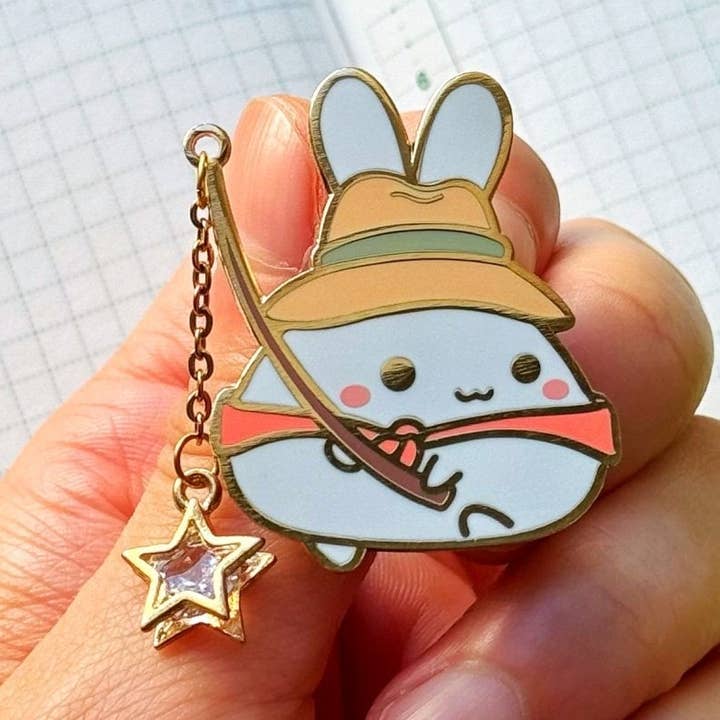 Enamel Pin - Lil' Catch of the Day (Dangling) for wholesale by SumLilThings