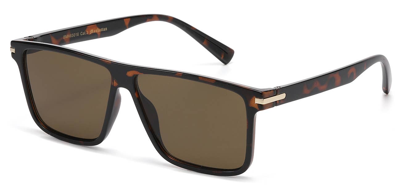 Sunrayzz Imports - Wholesale Sunglasses - Unisex - Manhattan Classic Square Sunglasses mh850165