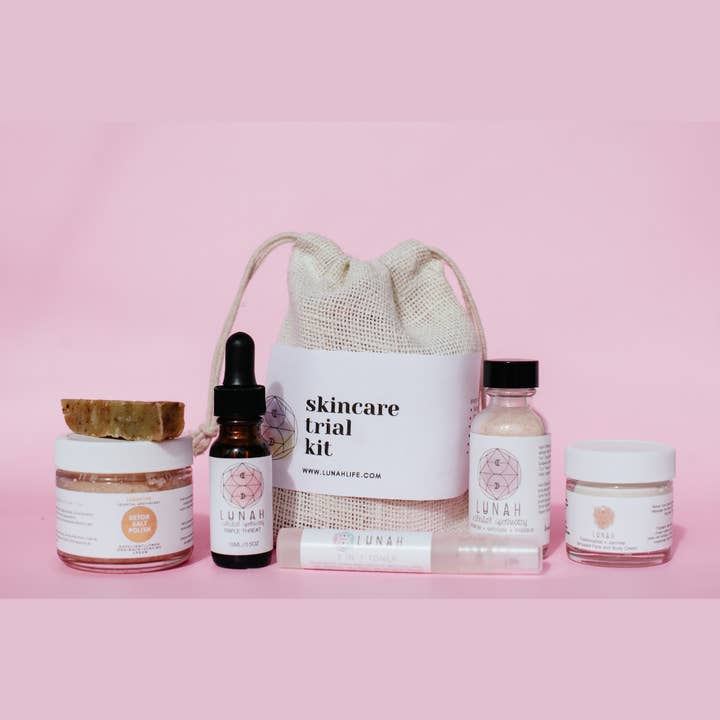 Lunah Life – Großhandel Gesichtspflege-Set – The Basics Hautpflege-Testkit