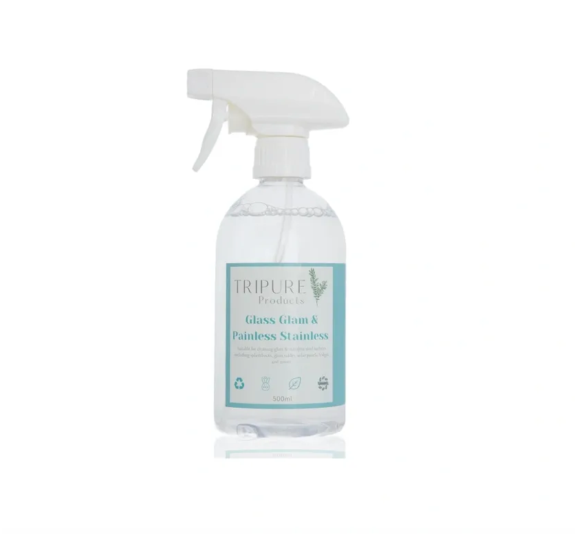 Tripure Products - Wholesale Glass cleaner - Glass Glam and Painless Stainless Cleaner 1