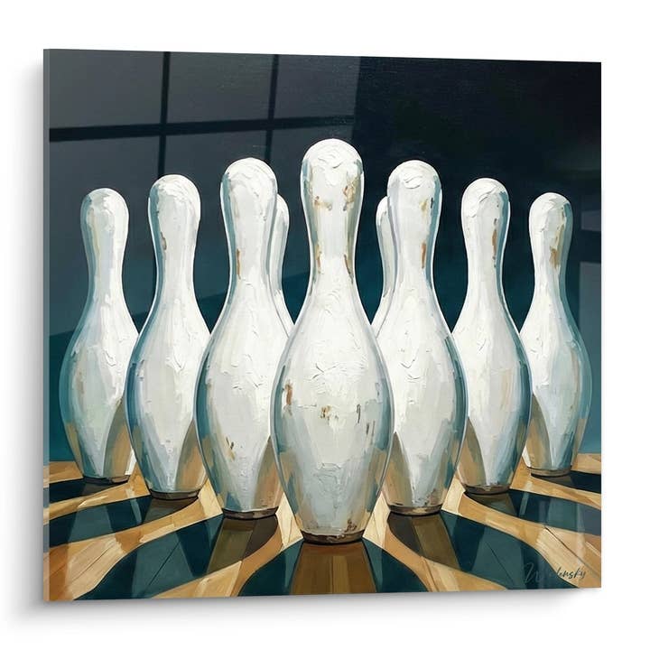 Bowling Pins Table - Perfect Strike - Bowling Edition for wholesale by Walensky
