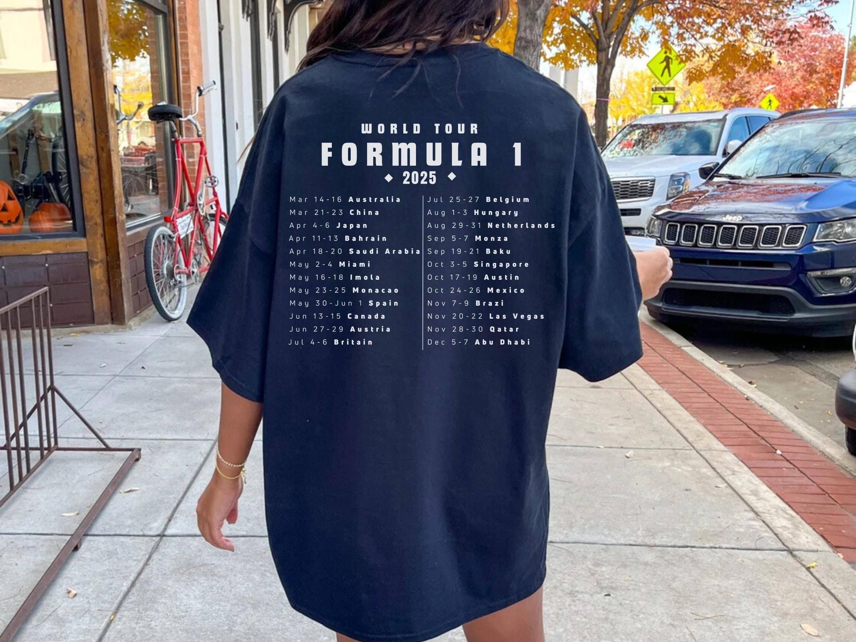 TheKingShirt - Wholesale Graphic Sweatshirt - Women's - World Tour Formula 1 T Shirt, 2025 F1 Merch, Racing Gift0
