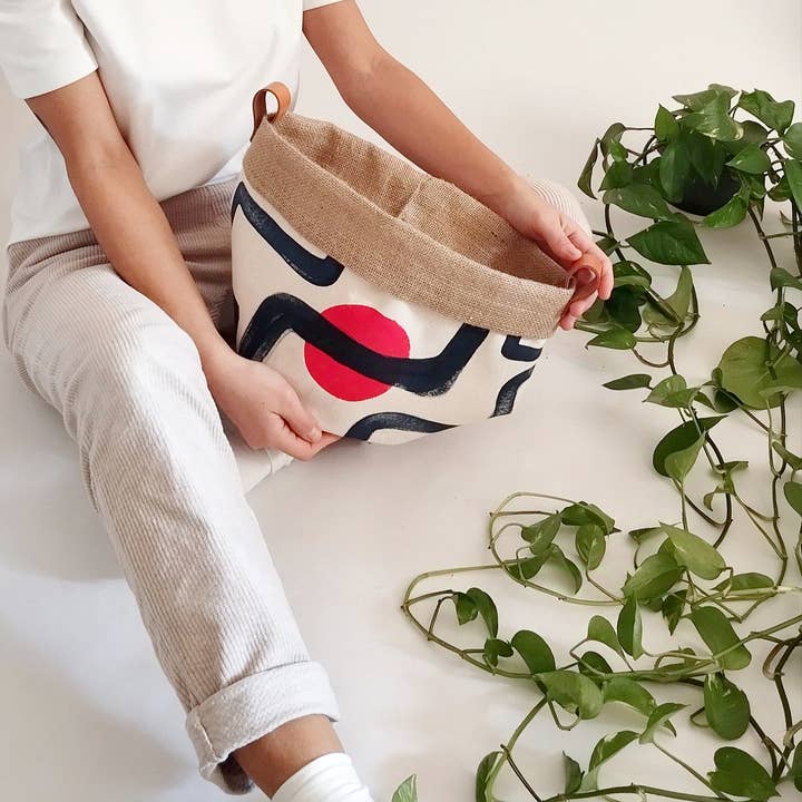 The Ink Job - Wholesale Plant Pot - Modern Hand Painted Plant Pot Cover5