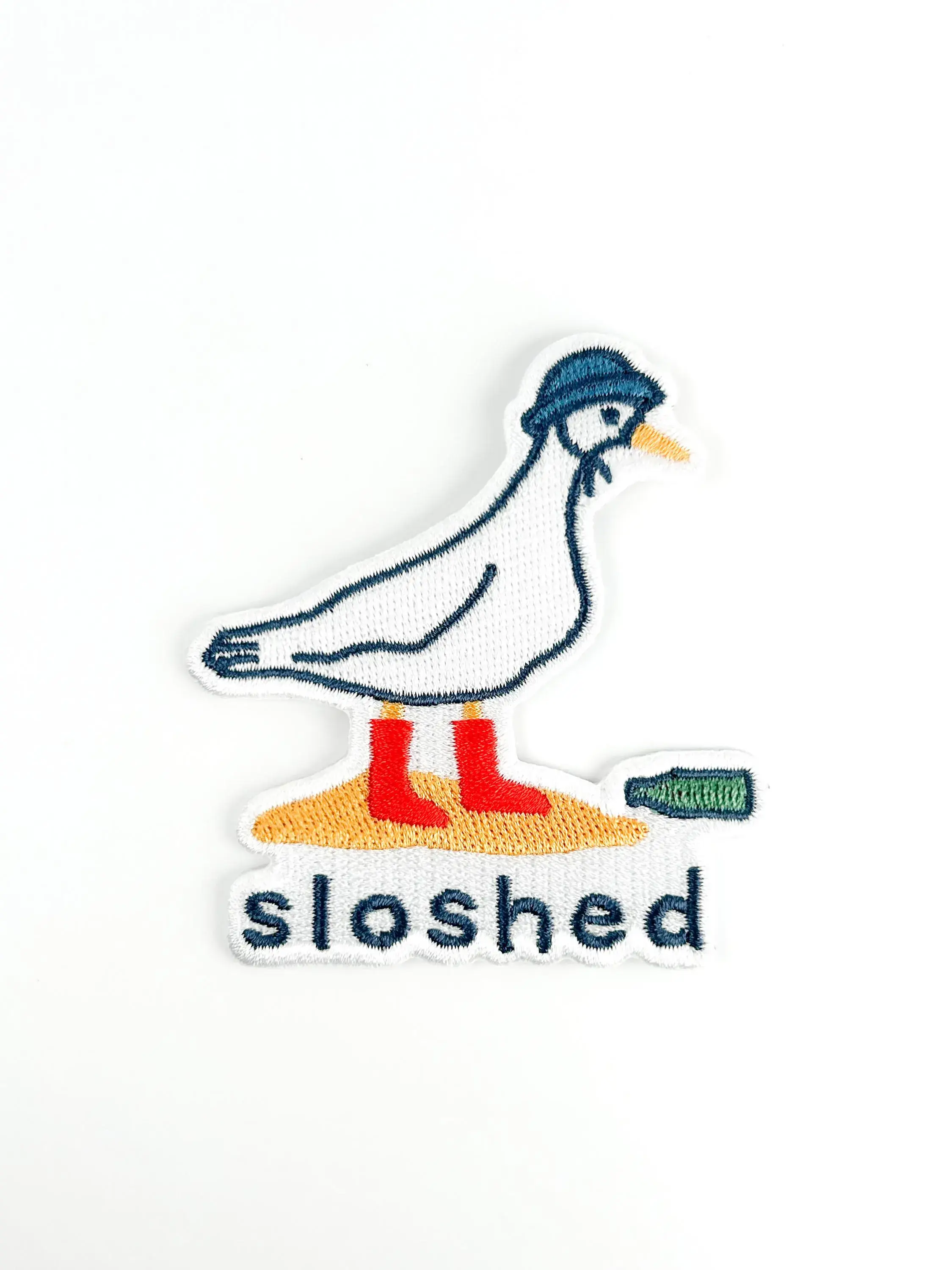 Field Trip Threads - Wholesale Patch - Sloshed Duck Patch – Funny Embroidered Iron-On Patch Party1