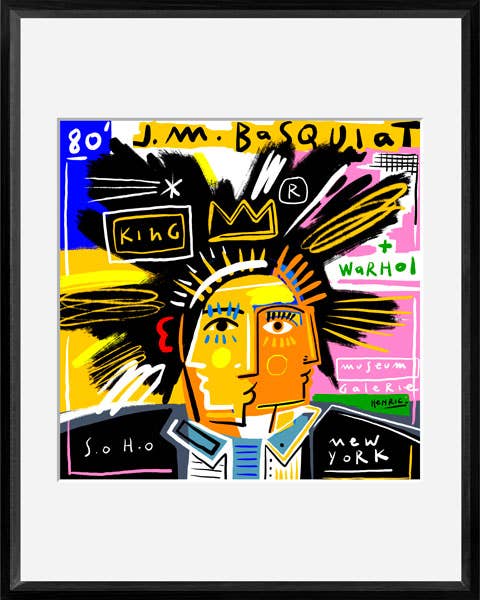 Atelier Contemporain - Wholesale Art Print - Fine Art Print - "Basquiat" - J-P Henric11