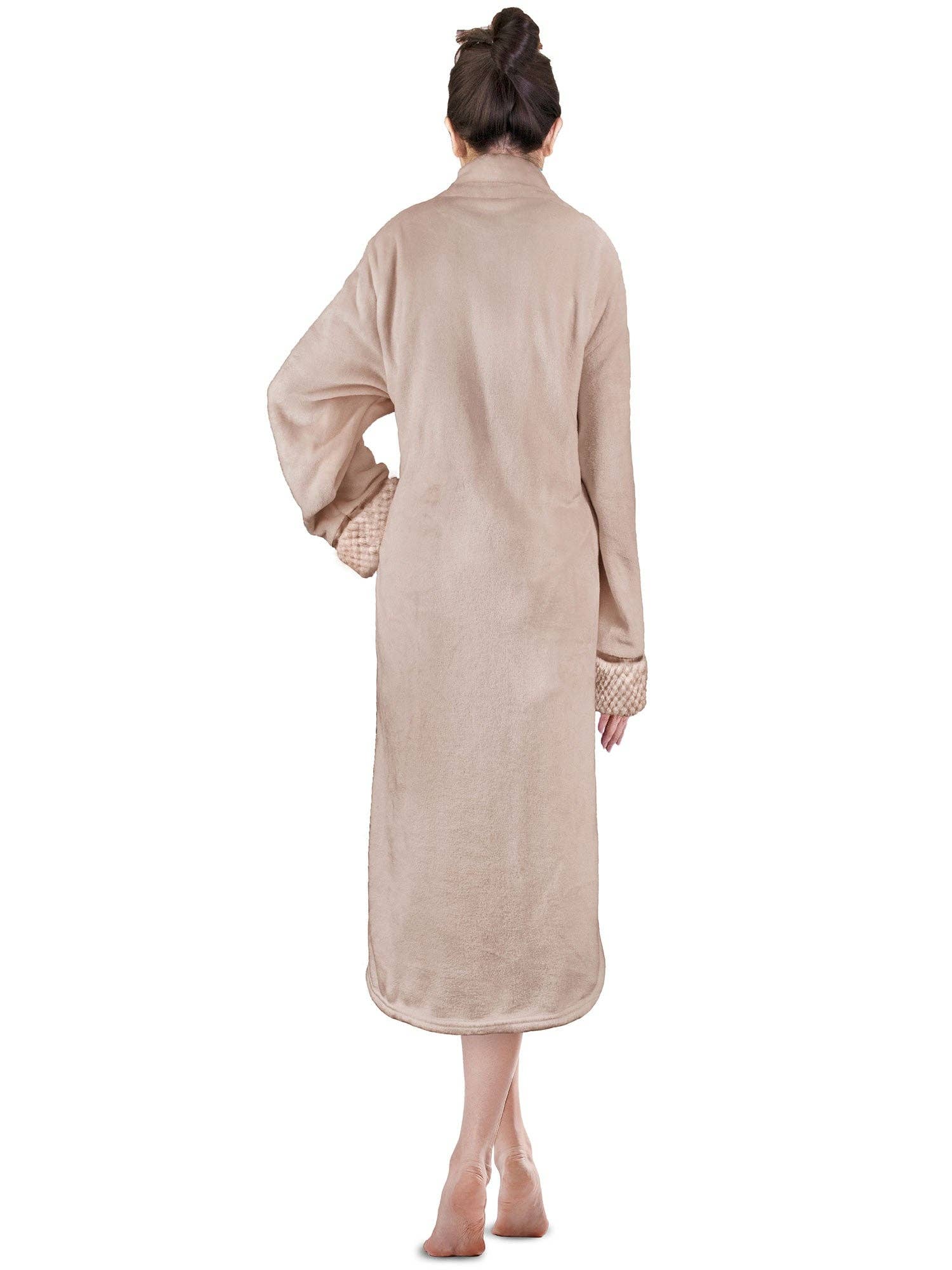 Pavilia - Wholesale Robe - Women's - Women's Housecoat Zipper Robe56